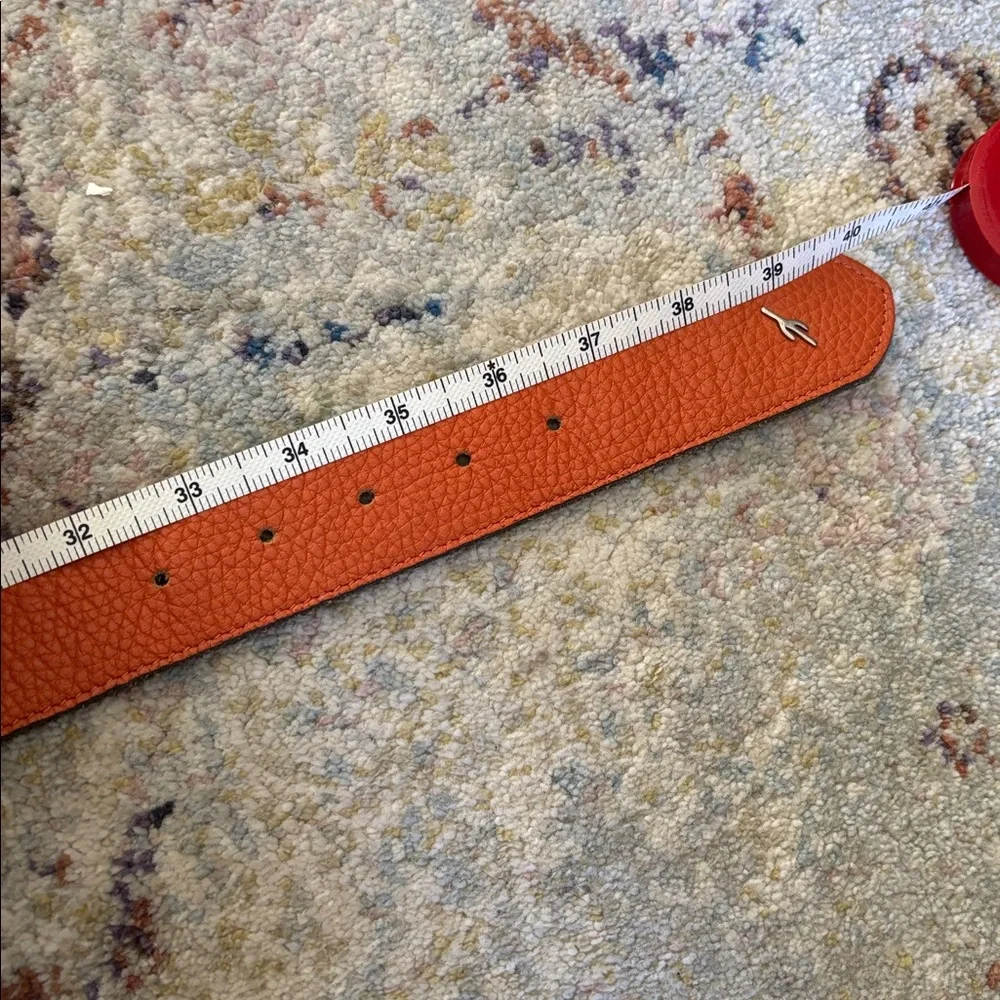 CARDON ARGENTINA Leather Belt, Silver Buckle